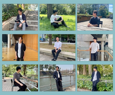 スマホで映える！マッチングアプリ写真撮影します あなたのスマホで撮るから即使える＆納品枚数無制限 イメージ2