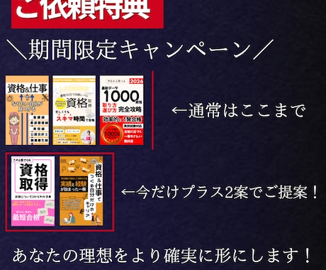 特典付き★★表紙でお悩み方にピッタリの提案をします ＼差し替え可能／最短2日で2案納品させていただきます。 イメージ2