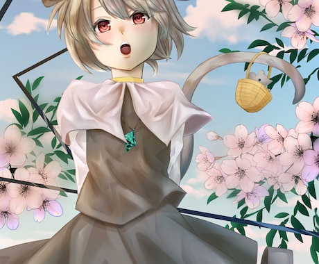 こだわりにとことん向き合う一枚絵描きます ラフの段階なら修正無制限！満足いくまで練り上げましょう イメージ1