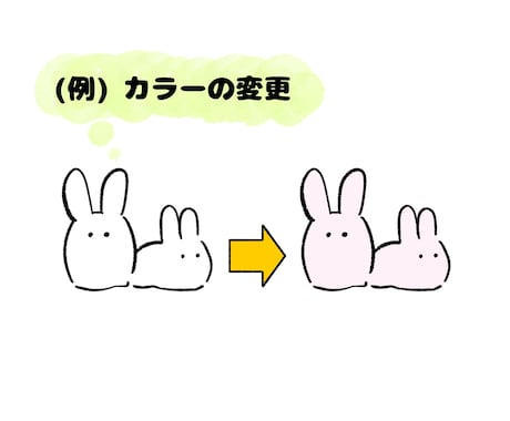 納品後のイラストの変更・修正承ります omotaにご依頼されたイラストのみご対応させていただきます イメージ2