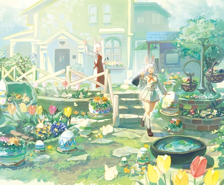 世界観の感じられる一枚絵を制作します 商用可/サムネイルやキービジュアル等柔軟に対応いたします。 イメージ2