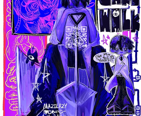 商用OK!!個性的なイラスト制作します 個性が暴れる…そんな絵が好きという方！お任せください⭐︎ イメージ2