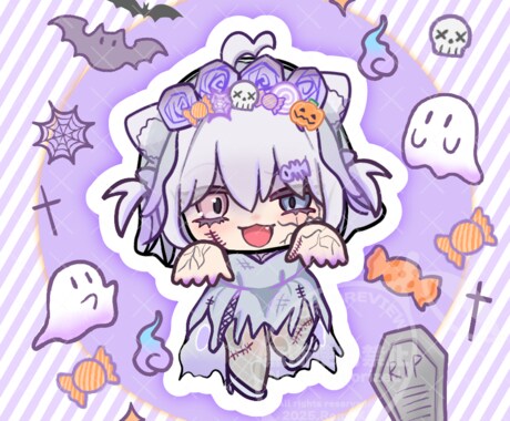ハロウィン期間限定 SDミニキャラの特別制作します ハロウィン限定・量産イラストキャンペーン イメージ2