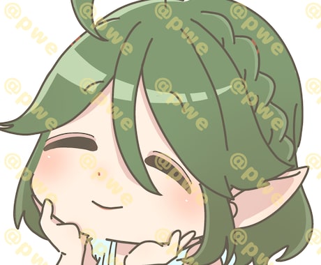 アイコンを作成いたします ぷにっとデフォルメアイコン!ご依頼主様に寄り添い仕上げます✨ イメージ2