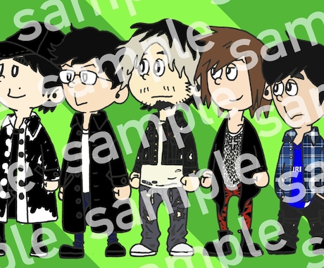 アイコン用の似顔絵イラスト描きます イメージ1