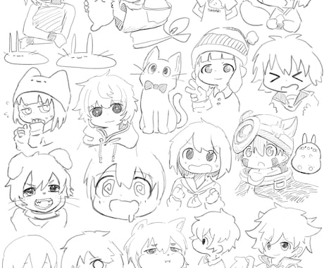 まんまるかわいいシンプルアイコンを描いてます まんまる、シンプル、かわいいイラストであればお任せください！ イメージ2
