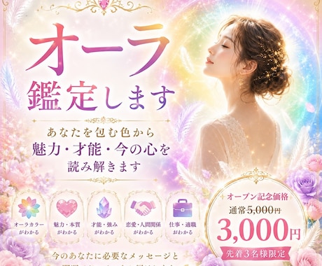 写真からあなたのオーラを鑑定します イメージ1