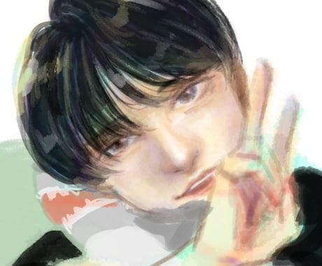 雰囲気のある似顔絵を描きます エモさたっぷり、ふんわりとした雰囲気の似顔絵を描きます！ イメージ1