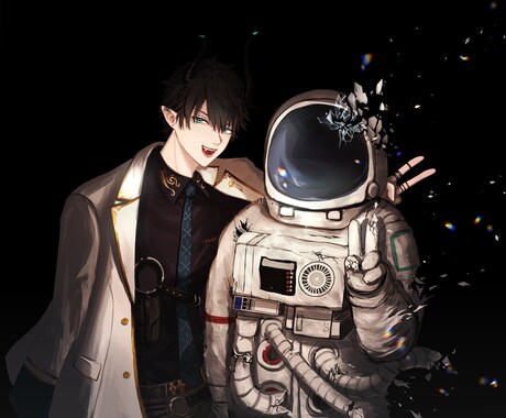 雰囲気のある一枚絵を作成します 高品質の一枚絵イラストが必要な方へ！ イメージ2