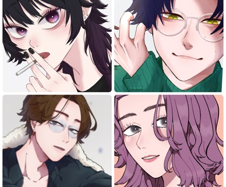 SNS・観賞用など！お好きなイラストお描きします SNSのヘッダーや，動画・サイト用のイラストなどお描きします イメージ1