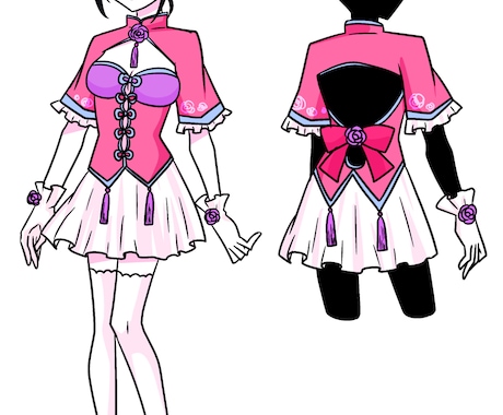 アイドルやコンカフェ等用衣装デザインします 追加料金無しで商用利用可！世界に1つの衣装デザインします！ イメージ2