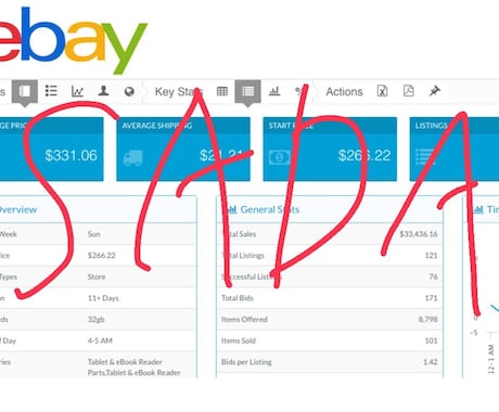 ebay輸出転売スタートアップマニュアルを渡します ライバルセラー商品引き抜きツール、在庫管理ツールもご紹介 イメージ1
