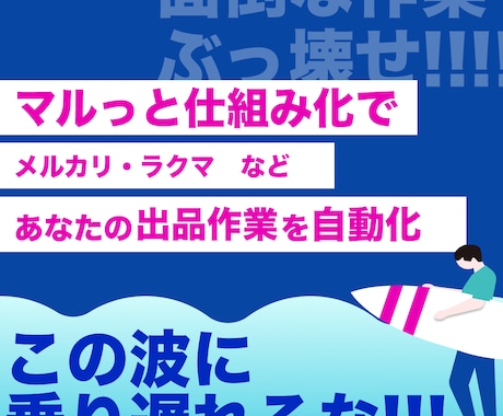 出品作業の自動化ツール作ります フリマアプリやオンラインショッピングなどのwebサービス対応 イメージ1