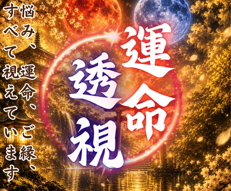 運命総合鑑定｜停滞した運命を透視し成就へ導きます こんなはずじゃなかった…あなたの運命を転機へ導きます イメージ1