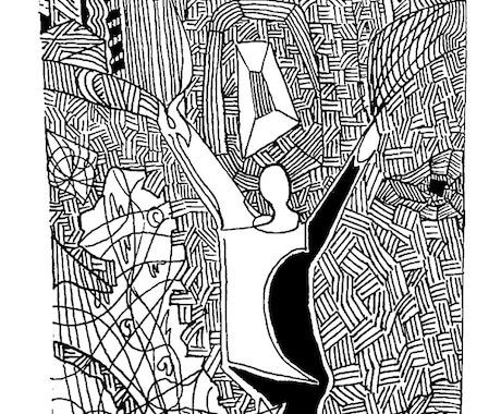 ボールペン、コピック等で絵を描きます イメージ1