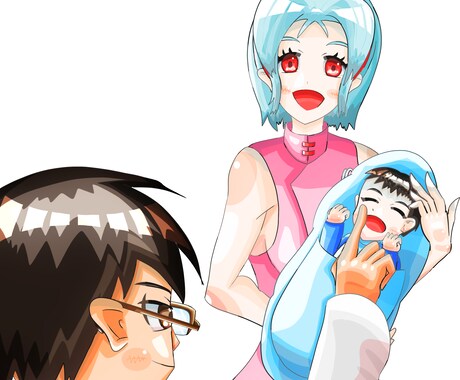 イラストのアイコン制作承ります 淡いタッチのイラストアイコン制作します！ イメージ2
