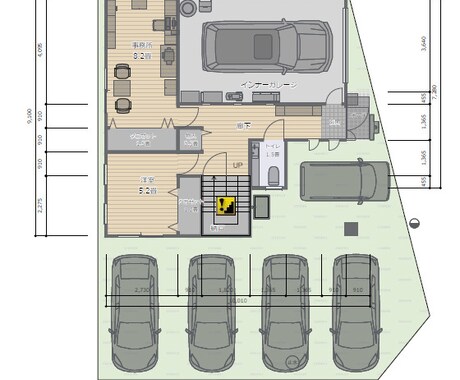 注文住宅の平面図と3Dレイアウトを作成します 新築中古戸建てマンション問わず。家具レイアウトも可！ イメージ2