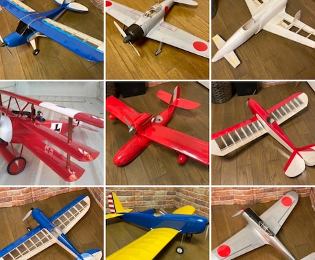 模型飛行機の製作販売をします オーダーメイドで模型飛行機の作図、作成、納品を行います。 イメージ1
