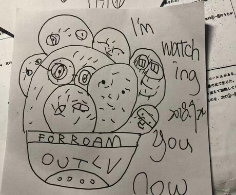 絵を描きます 友達の写真やペットのプレゼントとして似合う^ ^ イメージ2