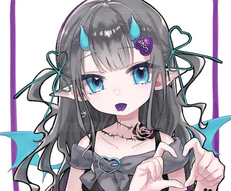 他サイトで実績あり。アイコンイラストを描きます Vtuberさんを描かせて頂いた実績が多数あります！ イメージ1