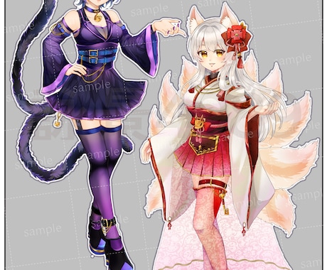 最短即日納品可能？！立ち絵描きます 土日祝依頼（簡易塗り）でTRPGにも間に合う！ イメージ2