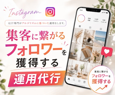 集客に繋がるInstagram運用代行します 実績キャンペーン価格※5名様まで イメージ1