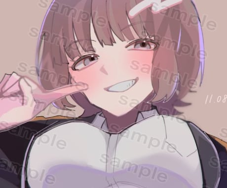 SNS用アイコン作成します 萌え系キャラ・少年キャラなど得意です⭕️ イメージ2