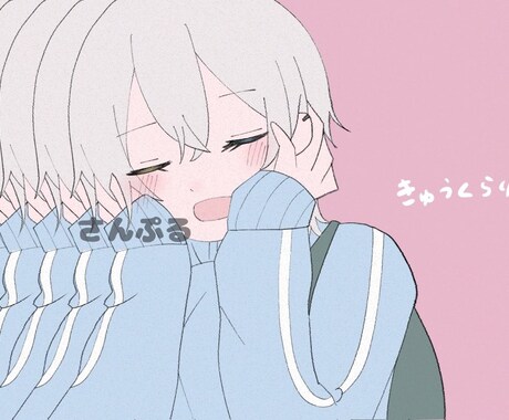 SNSなどで使えるイラスト描かせていただきます アイコン.1枚目.キャラデザ等.可愛く描かせていただきます♪ イメージ2