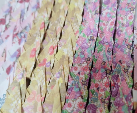 折り鶴制作いたします 丁寧な制作を心がけております♪折り鶴シャワーいかがですか? イメージ2
