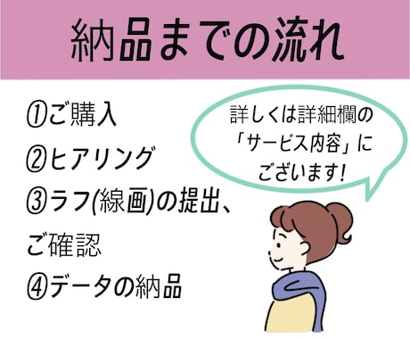 シンプルでやさしい雰囲気のイラスト描きます 1000円クーポンあります！アイコンやカットイラストに！ イメージ2