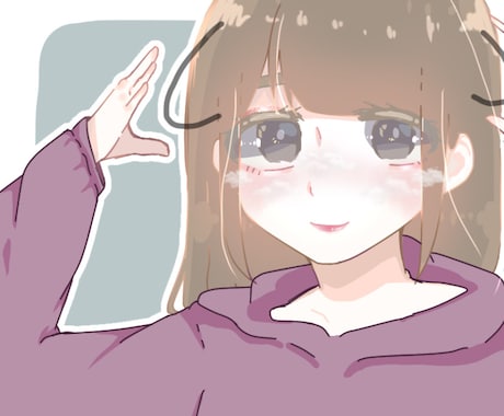 お試し価格【SNS用アイコン・イラスト】描きます 安く早くコスパのいいイラストをご提供致します イメージ1