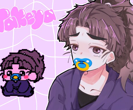 SNSなどに使用するイラストを描きます 可愛いイラストお描きします！SNSアイコンなどに！！ イメージ2