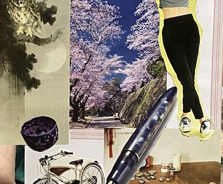 コラージュを使ったセラピーで心のケアをします 雑誌をビリビリ…思い切り破って貼ったら潜在意識が見えてきた！ イメージ2