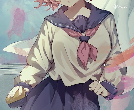 希望に沿った綺麗なイラストを速やかにご提供します 記念絵など、なるべく早く綺麗な1枚絵が必要な方へ イメージ1