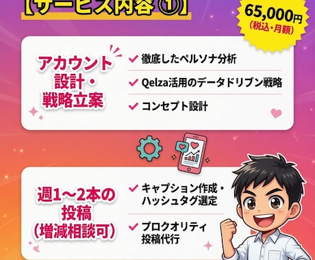 任せるならプロに！Instagram運用代行します SNSのプロがインスタ強化！集客・採用・フォロワー獲得を支援 イメージ2
