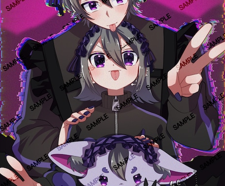 最短1日納品！キャラクターイラストをお描きします イメージ1