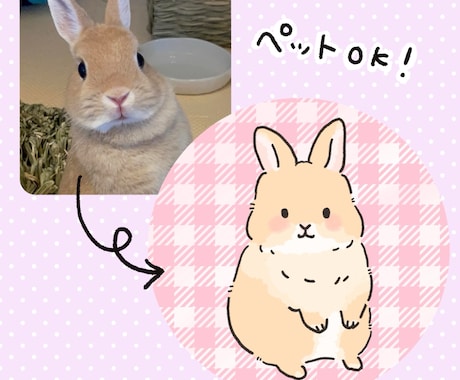 ゆるっと可愛い動物のイラスト描きます ペットも可◎ SNSやブログなどで使用できます！ イメージ2