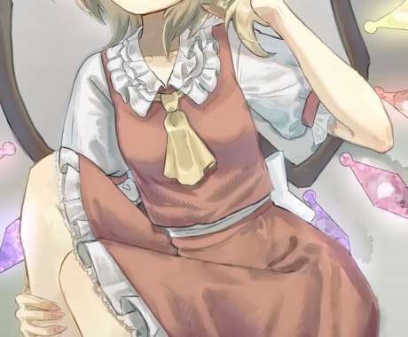 萌えな女の子のアイコン等作成します 先着3名半額セール⭐️(残り1名)OC版権問わず描きます。 イメージ2