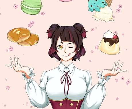 イラスト作成いたします 一枚絵が必要な方、お描きします！ イメージ2