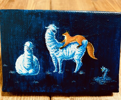絵本風・おしゃれな動物イラスト描きます 挿絵などに使用できるあたたかい／ほんわかした雰囲気のイラスト イメージ2