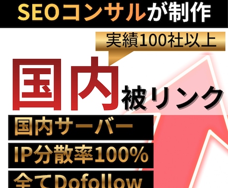 SEO被リンク｜高品質でドメインパワーを強化します 安全性を重視した国内高品質の外部リンク施策｜LLMO対策にも イメージ1