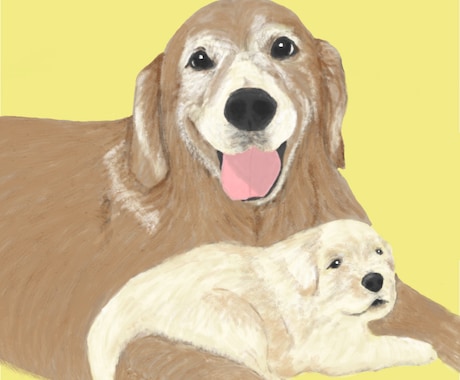 ペットの似顔絵をイラストを描きます 犬・猫・鳥・爬虫類など大切な家族をイラストに イメージ1