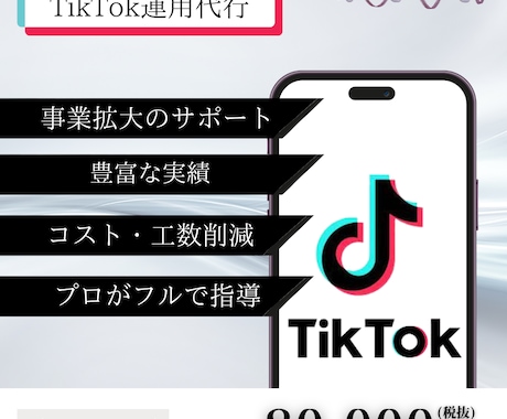 TikoTokコンサルをします 結果にこだわるTikTok運用代行 イメージ1