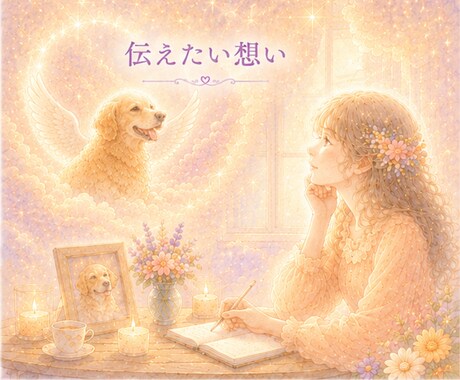 お空組リーディング☆想いを届けます 虹の橋のあの子へ愛を届け、優しいお返事を受け取ります イメージ2