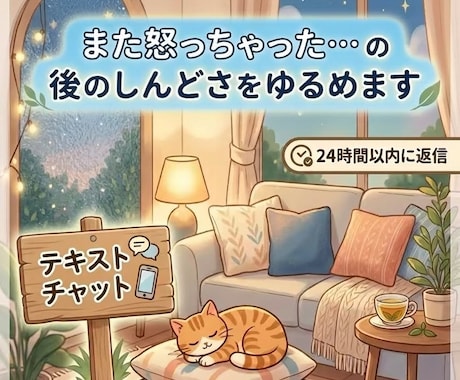 また怒っちゃった…の後のしんどさをゆるめます 子育ての中のイライラ、モヤモヤ、クヨクヨを整理 イメージ1