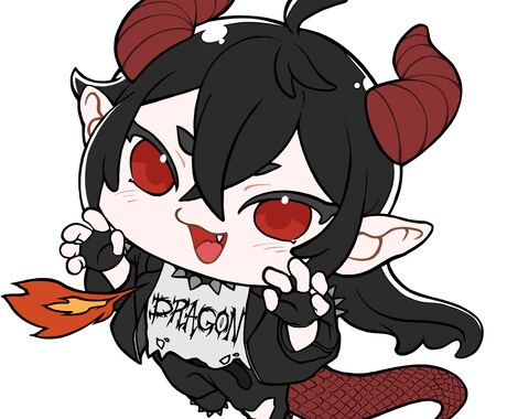 商用可！ミニキャラ描きます 【期間限定特別価格】５月末まで イメージ1