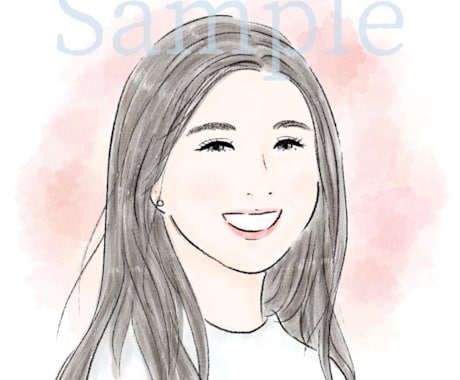 丁寧な手描きアイコン作成します 商用OK！SNS・ブログ・名刺OK！お写真なしでも制作可。 イメージ2