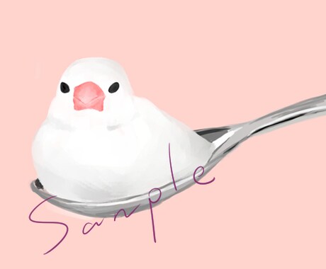 厚塗り風　鳥類アイコンお描きします リアルだけれど優しい雰囲気の画風です イメージ2