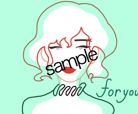 シンプルな似顔絵かきます アイコンやブログに似顔絵をつかってみたいあなたへ！ イメージ1