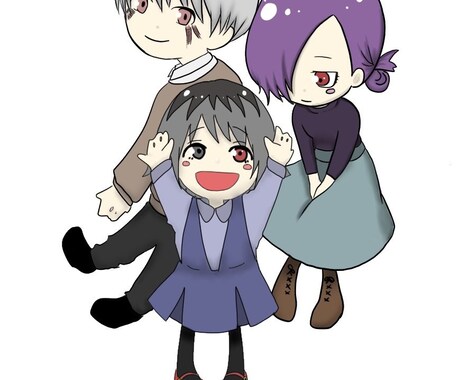 イラスト似顔絵など描きます 綺麗め・可愛いイラストなど。安価でちょっと試してみたい方に！ イメージ2
